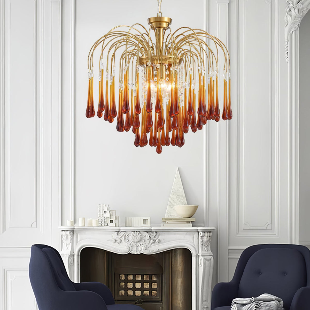 Maltose Crystal Chandelier Lighting Fixture-Lighting > Chandeliers & Pendant Lights-casanuva-casanuva