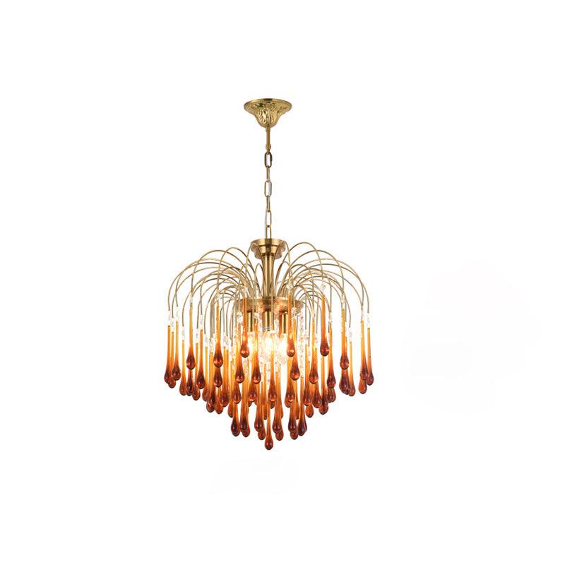 Maltose Crystal Chandelier Lighting Fixture-Lighting > Chandeliers & Pendant Lights-casanuva-casanuva