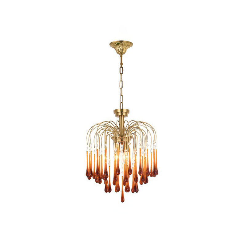 Maltose Crystal Chandelier Lighting Fixture-Lighting > Chandeliers & Pendant Lights-casanuva-casanuva