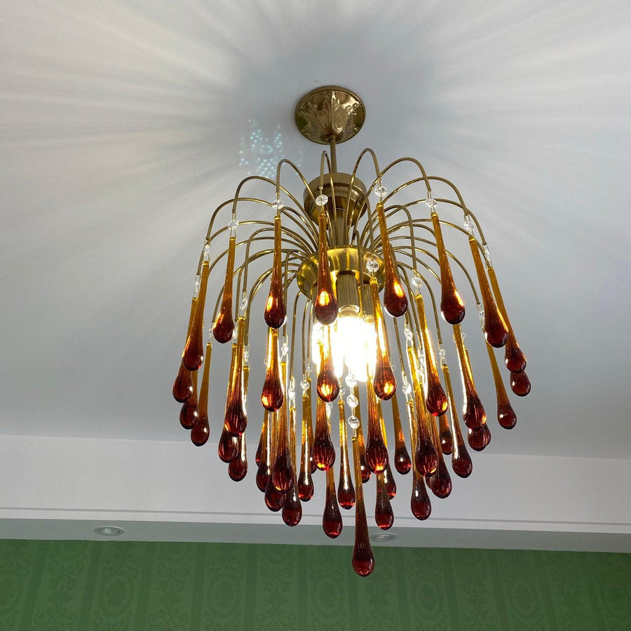 Maltose Crystal Chandelier Lighting Fixture-Lighting > Chandeliers & Pendant Lights-casanuva-casanuva