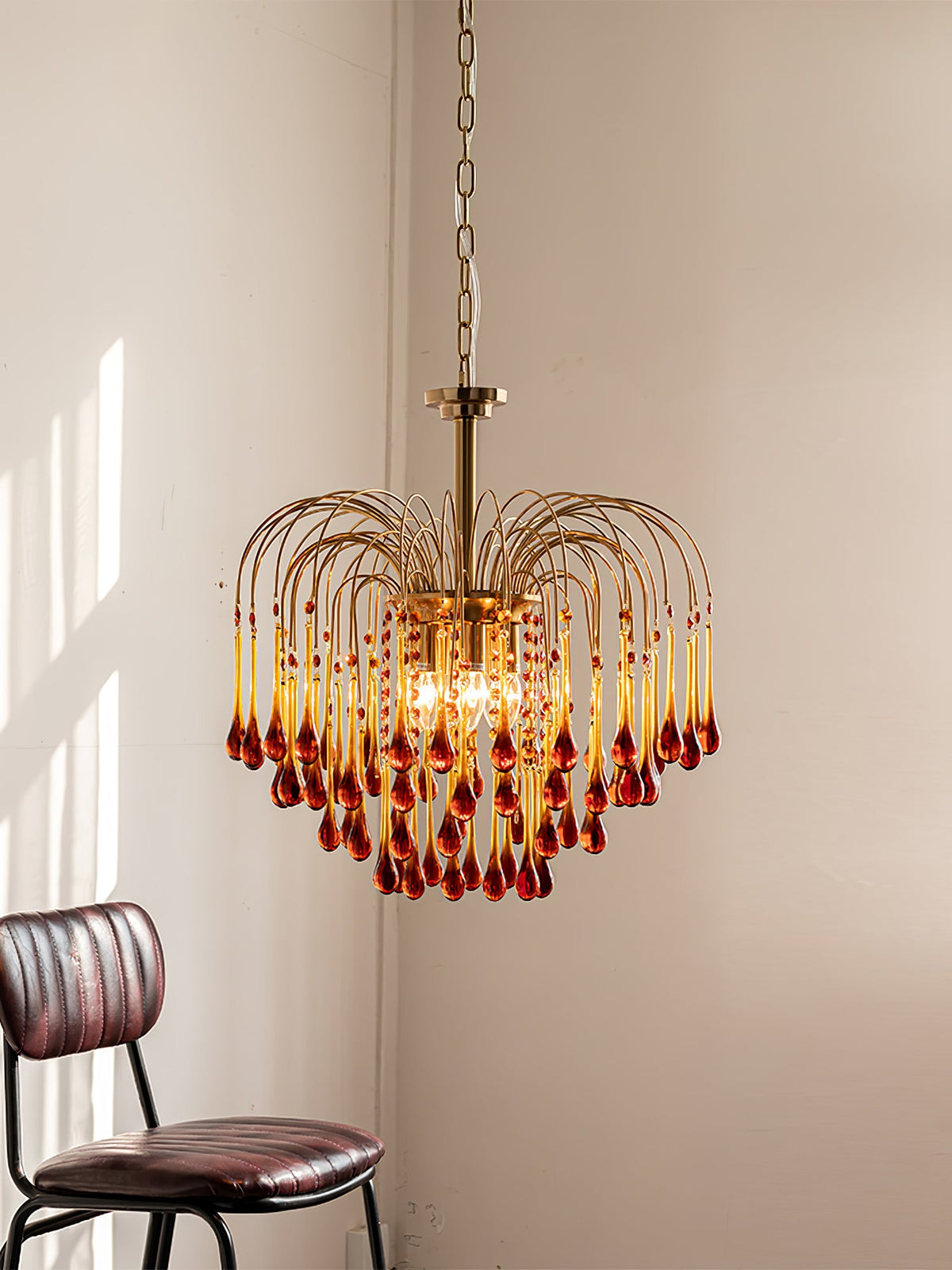 Maltose Crystal Chandelier Lighting Fixture-Lighting > Chandeliers & Pendant Lights-casanuva-casanuva