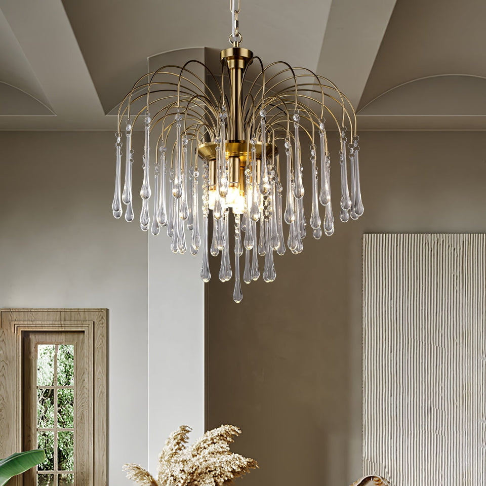 Maltose Crystal Chandelier Lighting Fixture-Lighting > Chandeliers & Pendant Lights-casanuva-casanuva