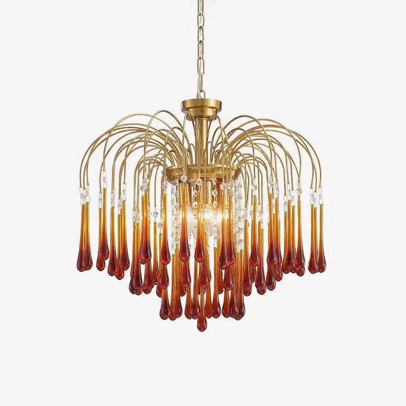 Maltose Crystal Chandelier Lighting Fixture-Lighting > Chandeliers & Pendant Lights-casanuva-casanuva
