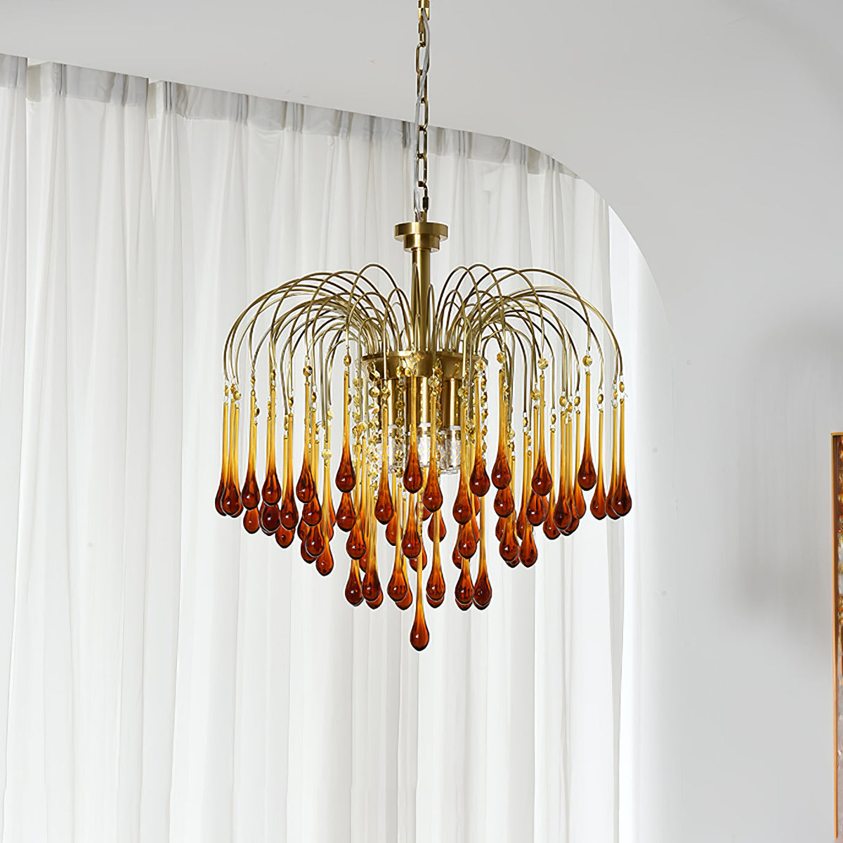 Maltose Crystal Chandelier Lighting Fixture-Lighting > Chandeliers & Pendant Lights-casanuva-casanuva