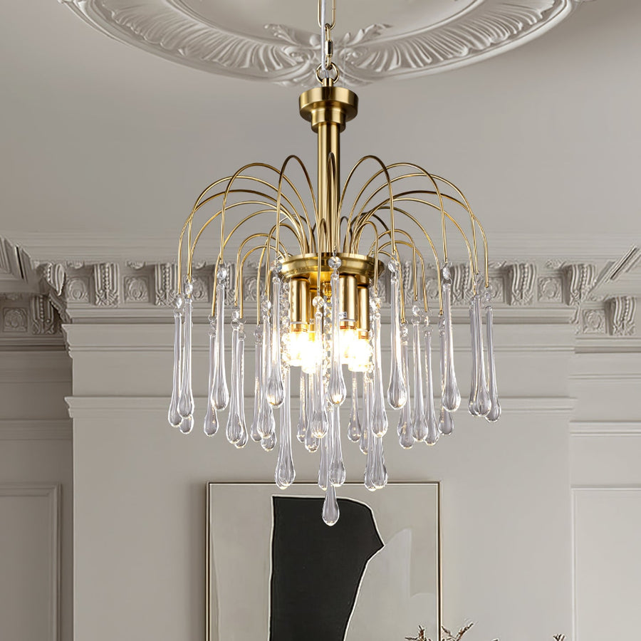 Maltose Crystal Chandelier Lighting Fixture-Lighting > Chandeliers & Pendant Lights-casanuva-casanuva