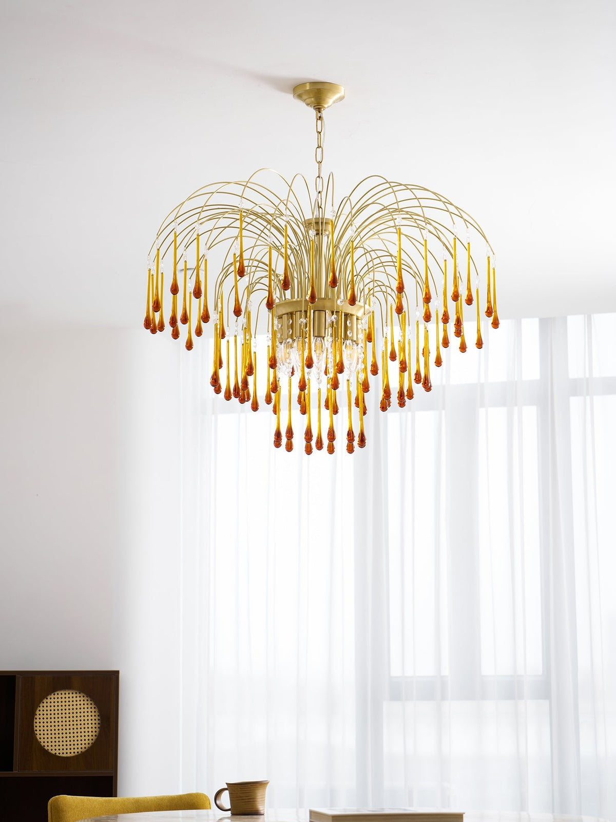 Maltose Crystal Chandelier Lighting Fixture-Lighting > Chandeliers & Pendant Lights-casanuva-casanuva