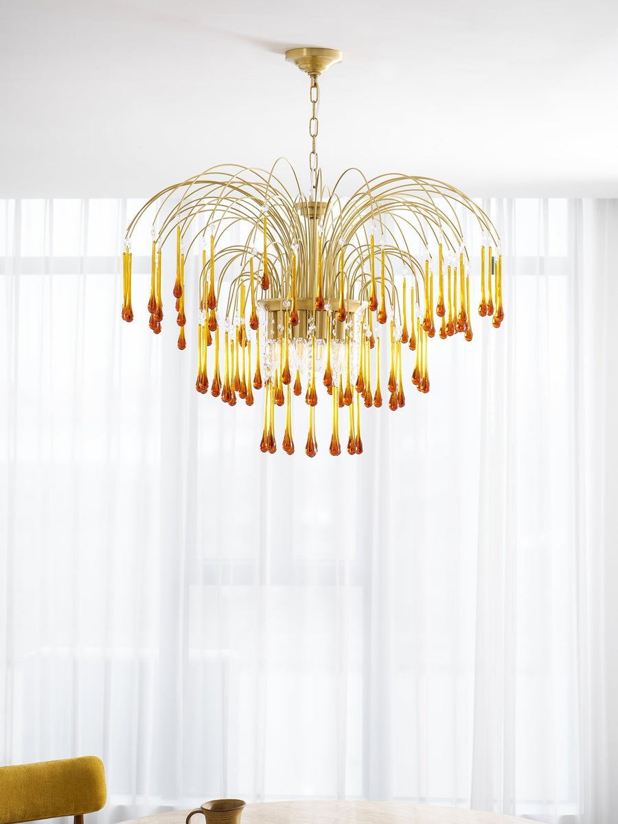 Maltose Crystal Chandelier Lighting Fixture-Lighting > Chandeliers & Pendant Lights-casanuva-casanuva