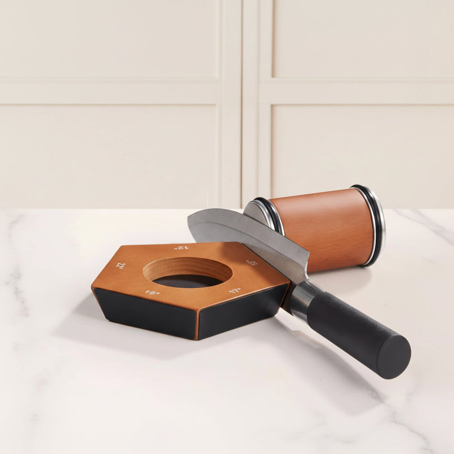 Manual Knife Sharpener with 5 Adjustable Sharpening Angles-Kitchen & Dining > Cooking Utensils-casanuva-casanuva