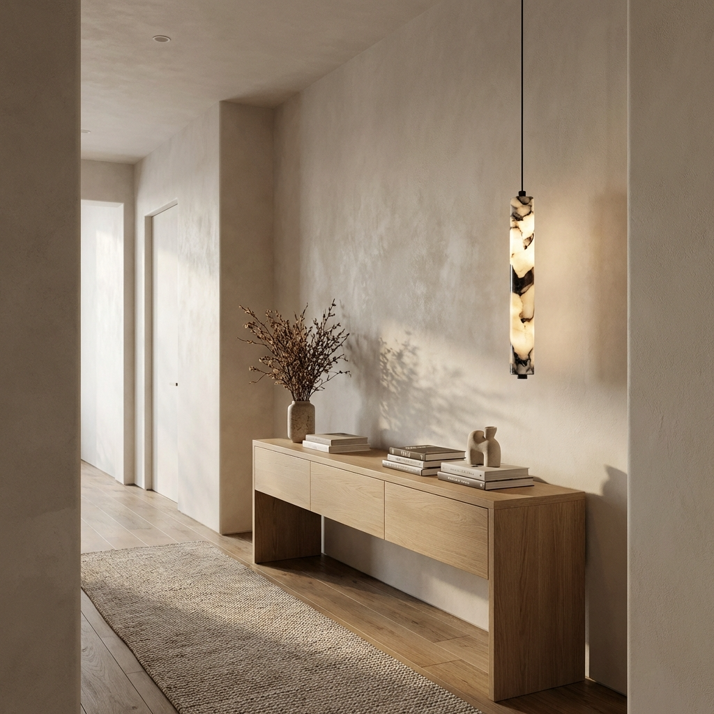 Marble Cylinder Pendant Light-Lighting > Chandeliers & Pendant Lights-casanuva-casanuva