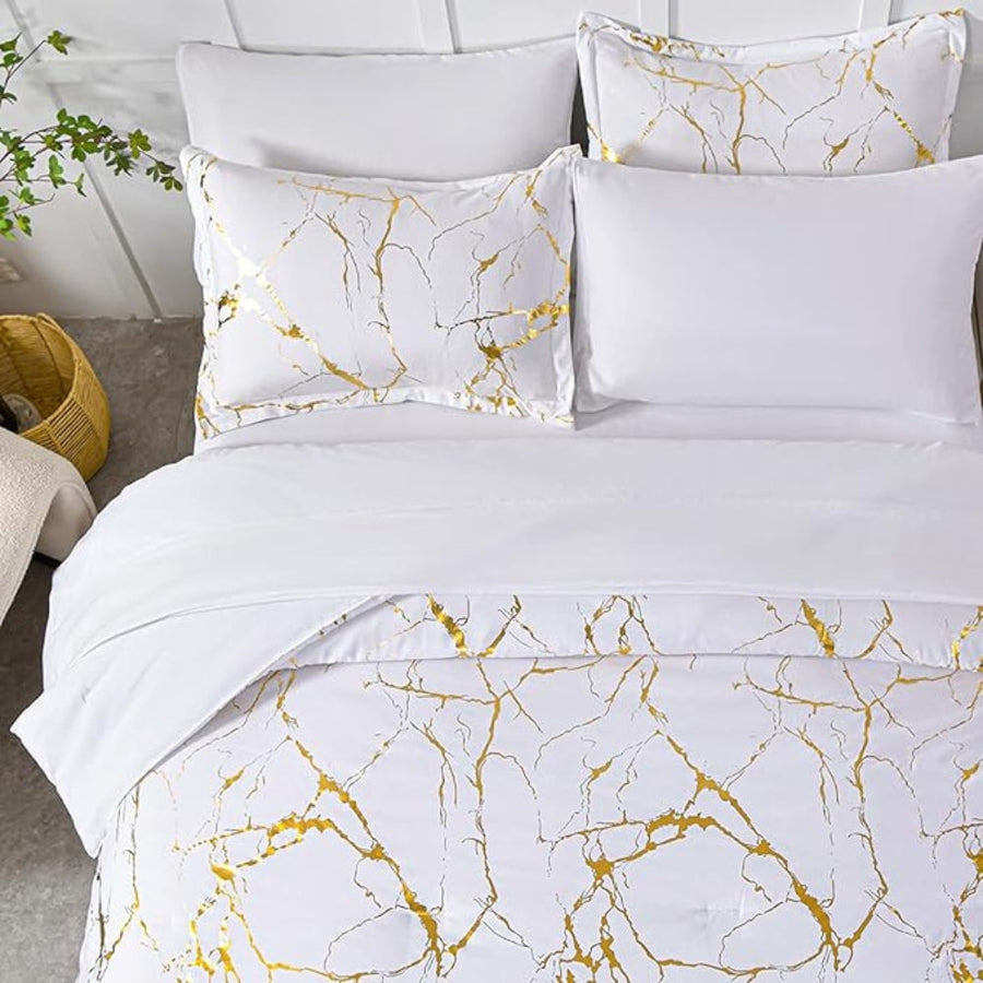 Marble Duvet Cover Set Premium Quality-Bedding & Bath > Bedding Sets-casanuva-casanuva