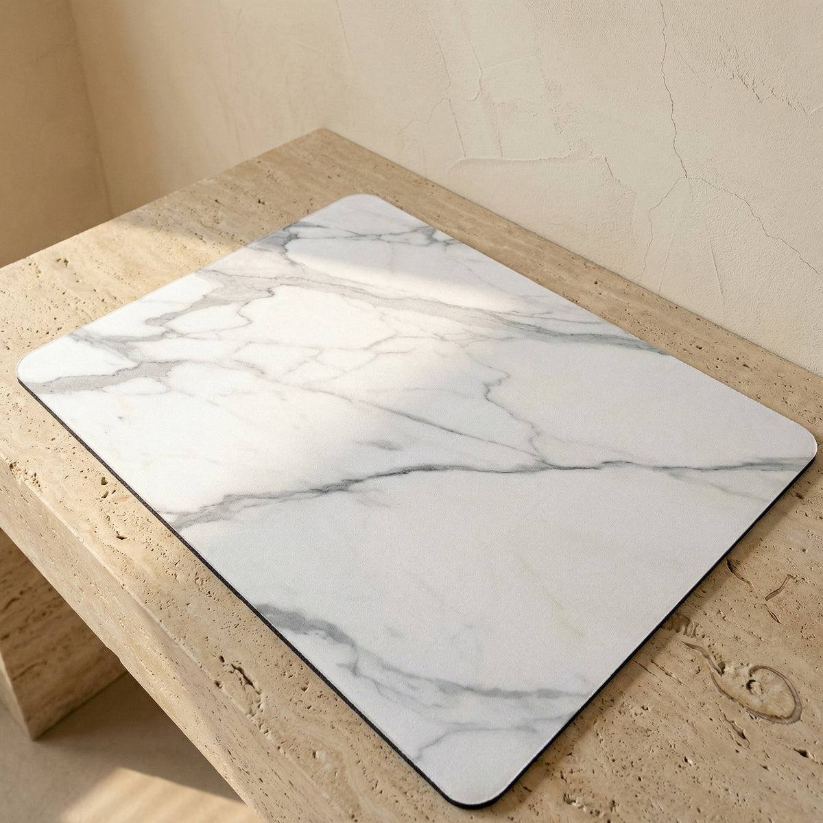Marble Print Dish Drying Mat Washable and Absorbent-Kitchen & Dining > Kitchen Mats-casanuva-casanuva