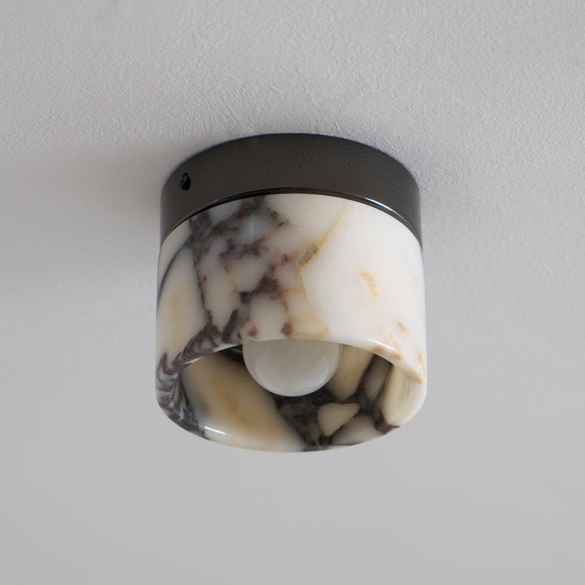 Marble Round Ceiling Light Fixture-Lighting > Ceiling Lights-casanuva-casanuva