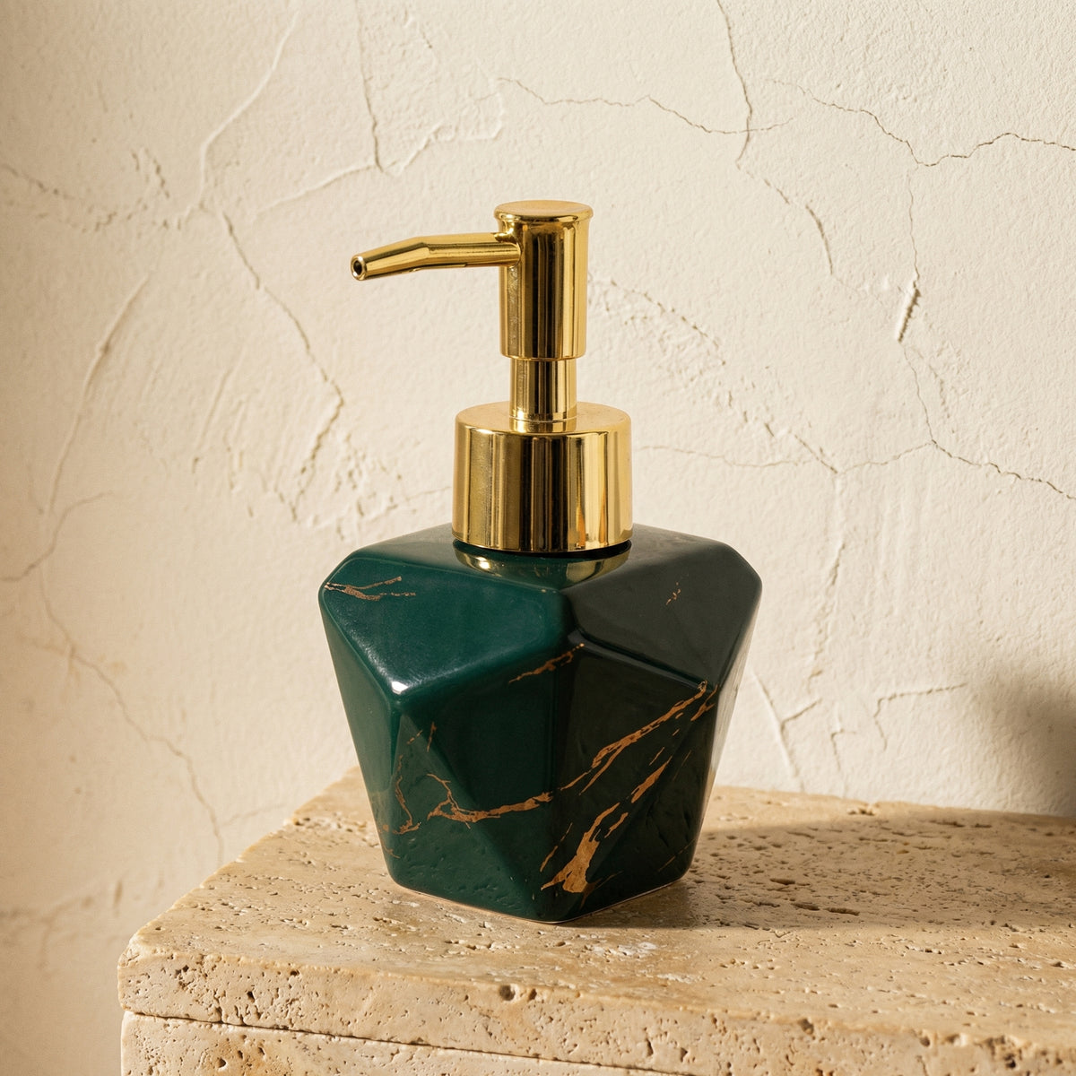 Marble Soap Dispenser Elegant Bathroom Accessory-Bedding & Bath > Bathroom Accessories-casanuva-casanuva