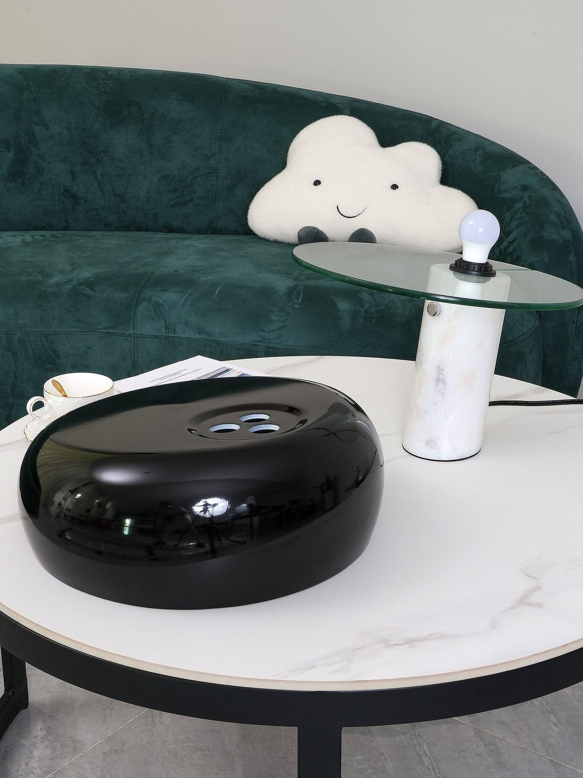 Marble Table Lamp with Nucleus Design-Lighting > Table Lamps-casanuva-casanuva
