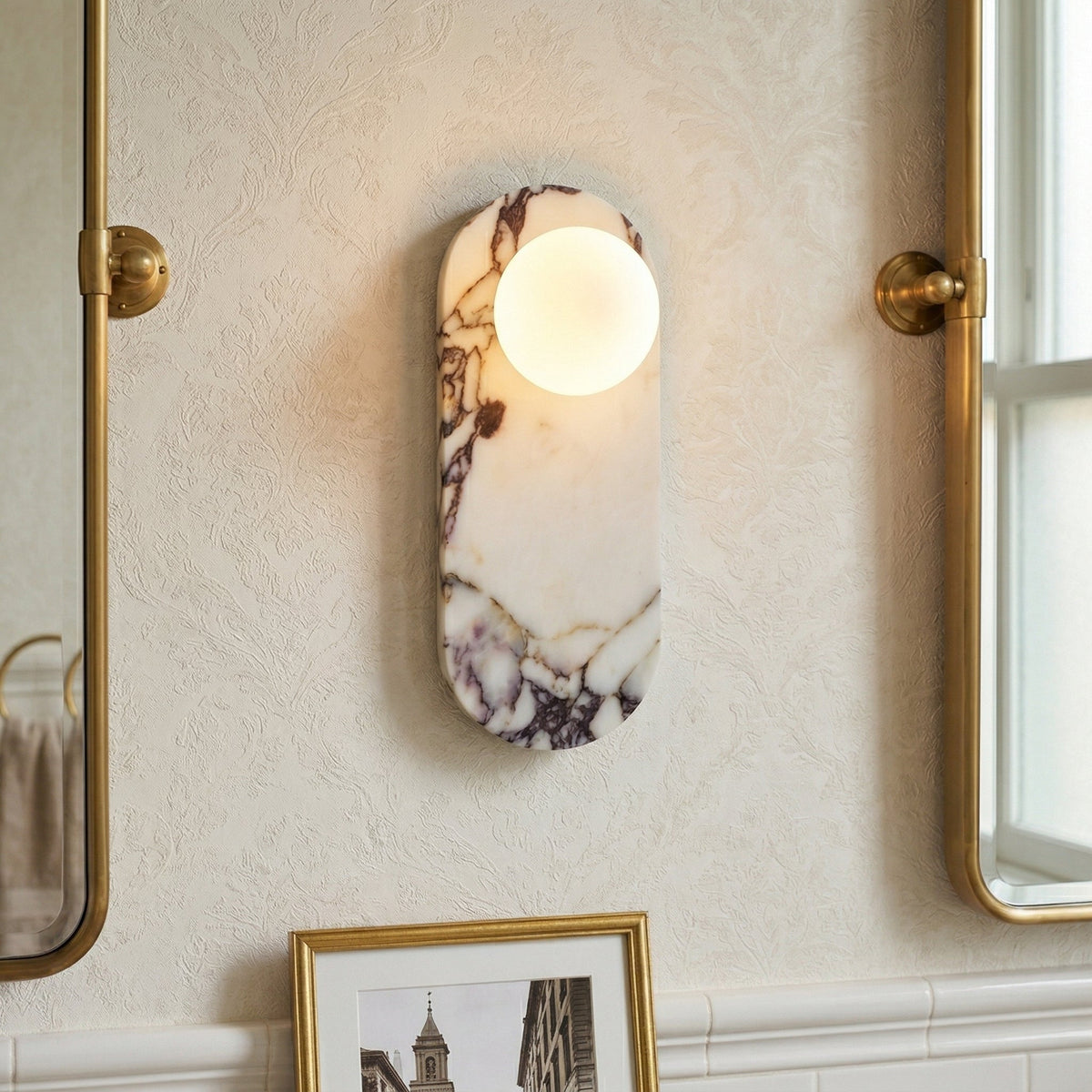 Marble Wall Lamp Modulo Design-Lighting > Wall Lights-casanuva-casanuva