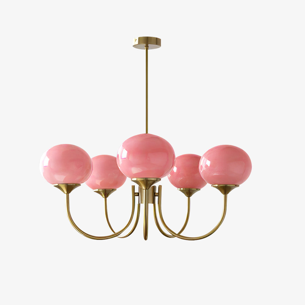 Marshmallow Pendant Chandelier-Lighting > Chandeliers & Pendant Lights-casanuva-5 lights-casanuva