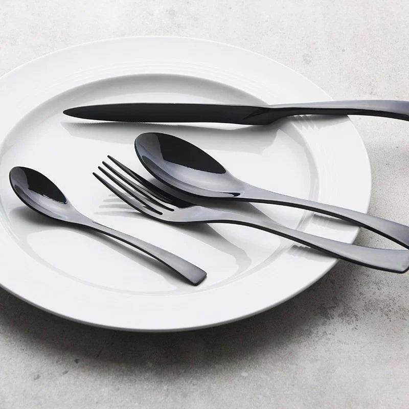 Maya Flatware Set Premium 18/10 Stainless Steel Chef Designed-Kitchen & Dining > Cutlery-casanuva-casanuva