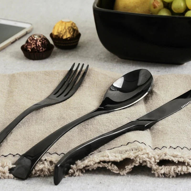 Maya Flatware Set Premium 18/10 Stainless Steel Chef Designed-Kitchen & Dining > Cutlery-casanuva-casanuva
