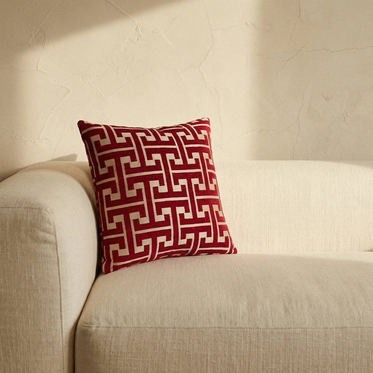 Maze Pattern Cushion Cover-Covers & Textiles > Cushion Covers-casanuva-casanuva