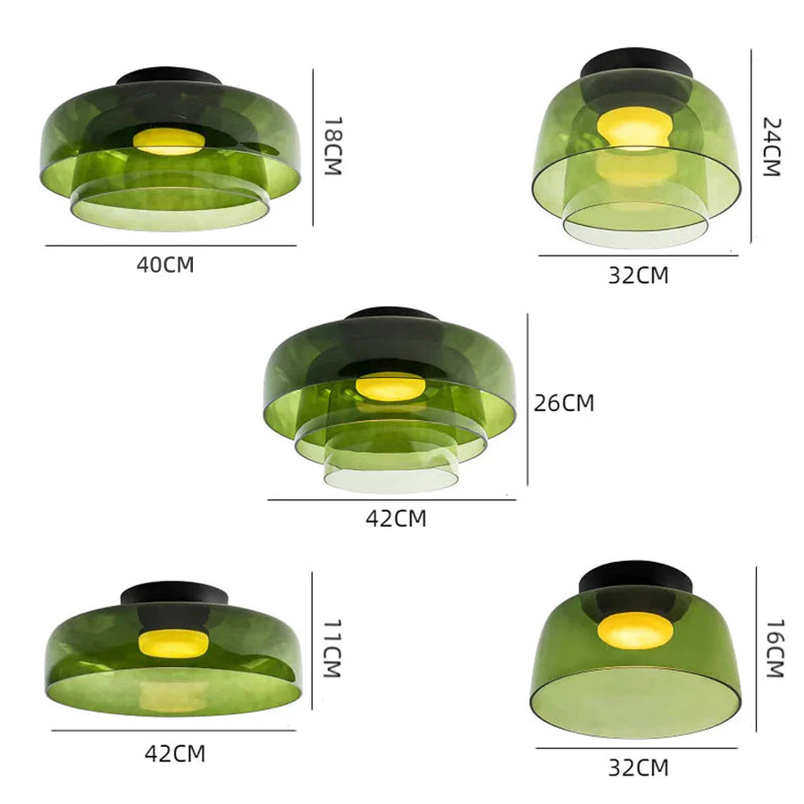 Medieval Glass Ceiling Lamp Nordic Designer Style-Lighting > Ceiling Lights-casanuva-casanuva