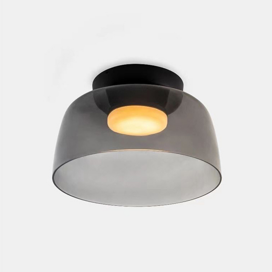 Medieval Glass Ceiling Lamp Nordic Designer Style-Lighting > Ceiling Lights-casanuva-Gray-1 layer-D32*H16cm-3-Color Changeable-casanuva
