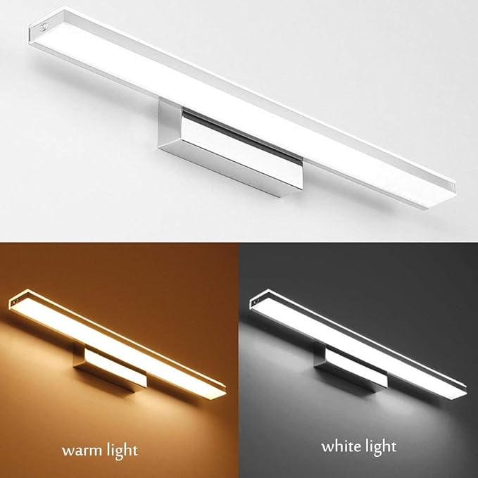 Metal Bathroom Wall Light with Mirror Design-Lighting > Wall Lights-casanuva-casanuva