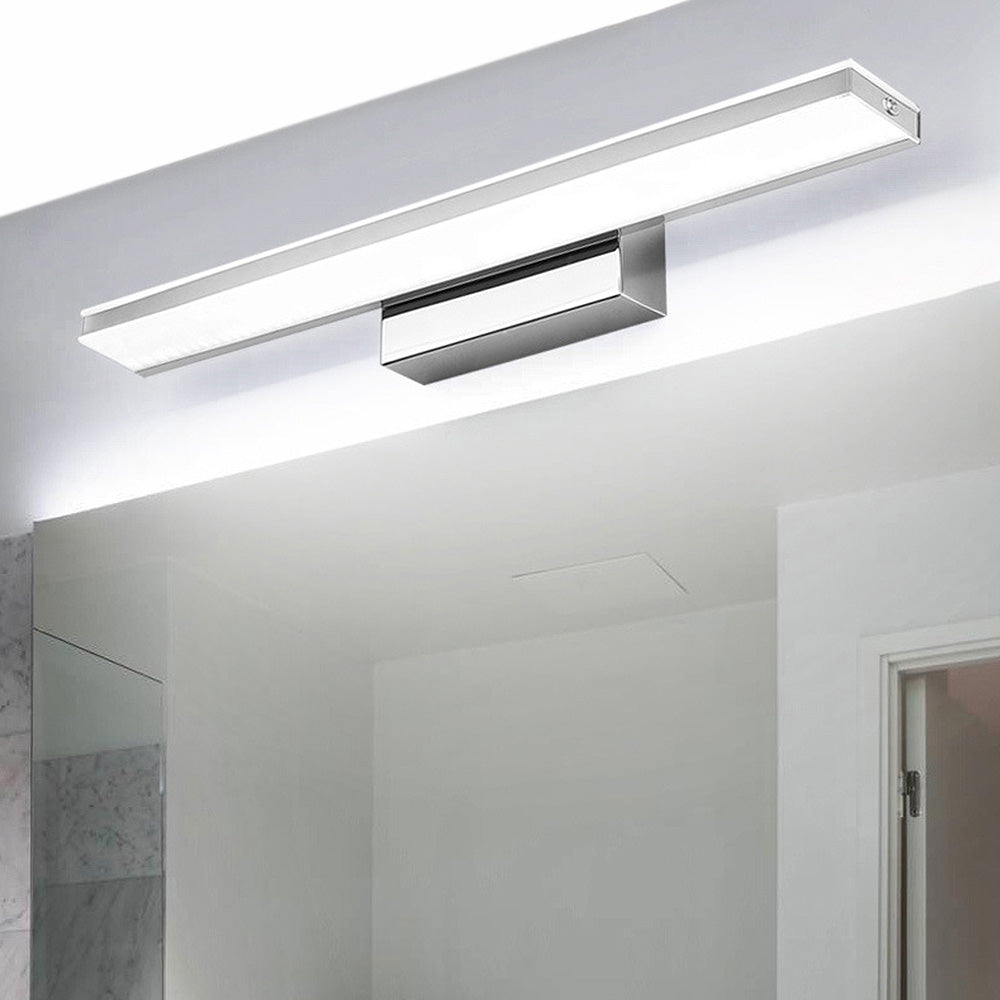 Metal Bathroom Wall Light with Mirror Design-Lighting > Wall Lights-casanuva-Silver-D42*W7CM-White Light-casanuva