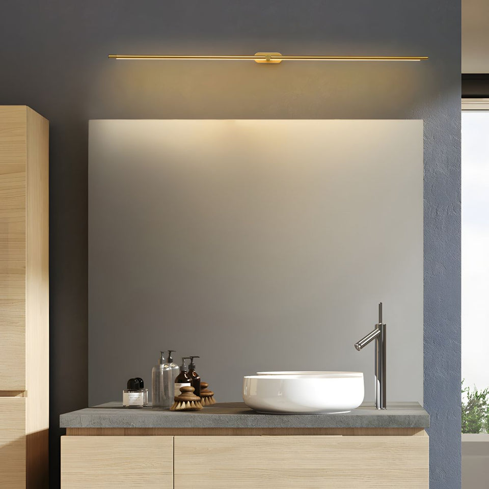 Metal Wall Light for Bathroom and Picture Display-Lighting > Wall Lights-casanuva-Gold-D68*H8CM-White Light-casanuva