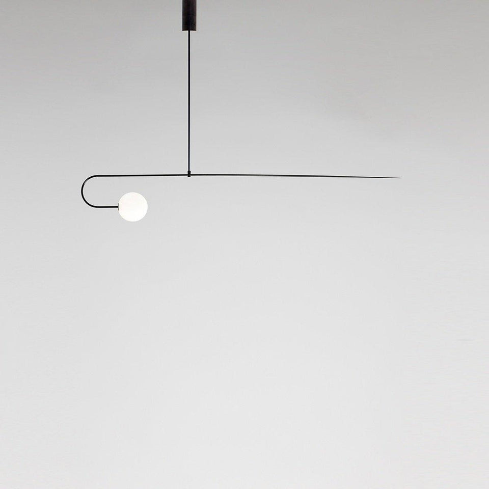 Mobile Crystal Chandelier-Lighting > Chandeliers & Pendant Lights-casanuva-Mobile 120x25cm-Black-casanuva
