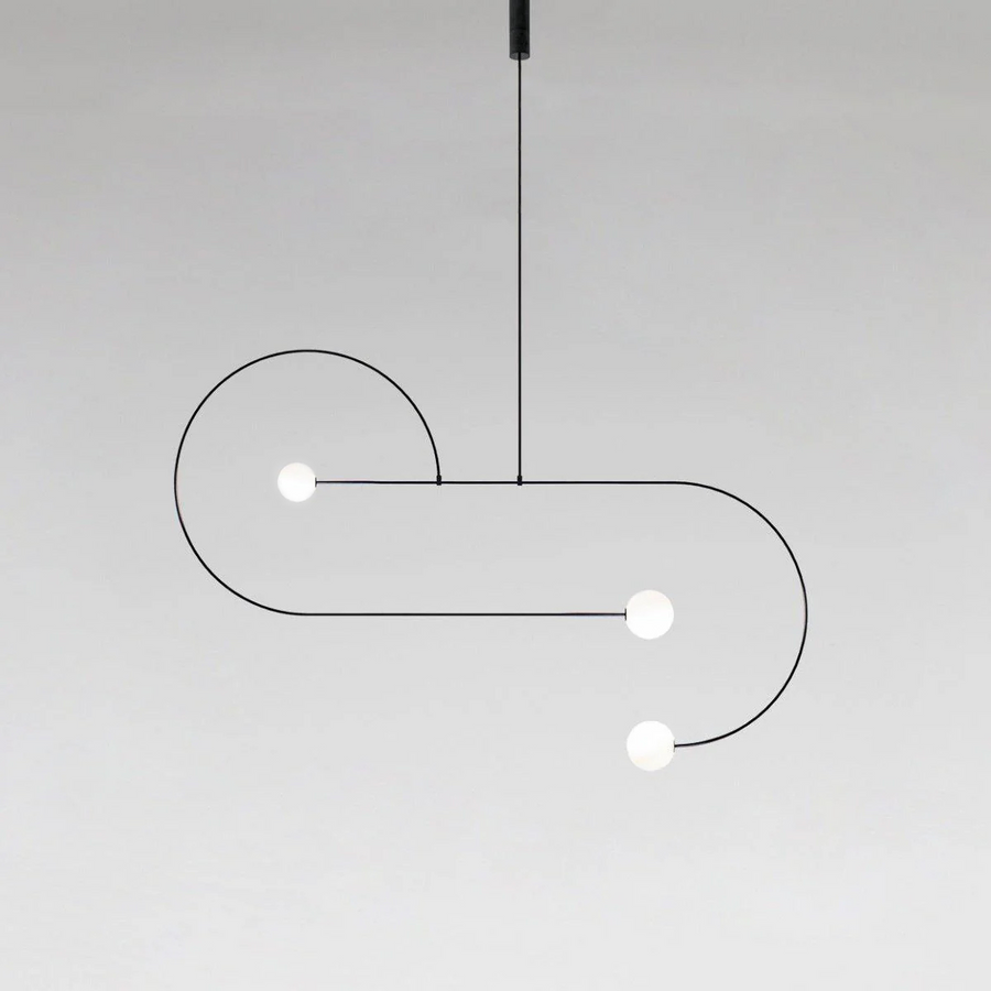Mobile Crystal Chandelier-Lighting > Chandeliers & Pendant Lights-casanuva-Mobile 120x54cm-Black-casanuva