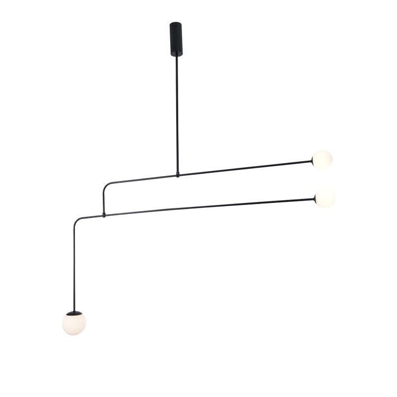 Mobile Crystal Chandelier-Lighting > Chandeliers & Pendant Lights-casanuva-Mobile 140x70cm-Black-casanuva