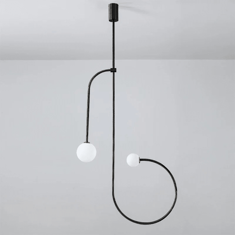 Mobile Crystal Chandelier-Lighting > Chandeliers & Pendant Lights-casanuva-Mobile 60x130cm-Black-casanuva