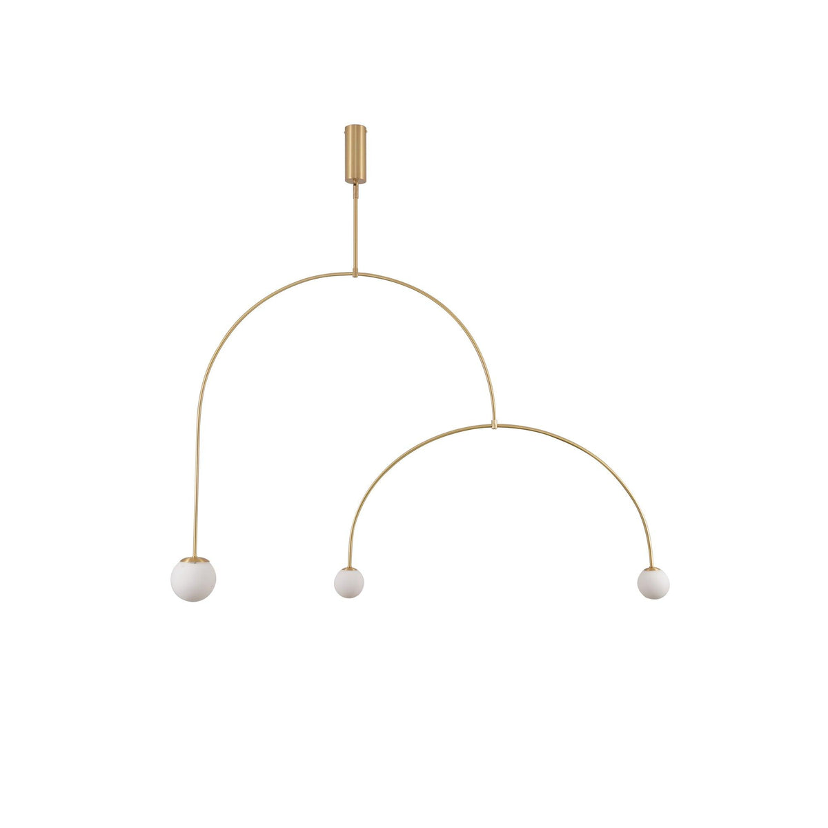 Mobile Crystal Chandelier-Lighting > Chandeliers & Pendant Lights-casanuva-Mobile Chandelier 120cm-Gold-casanuva
