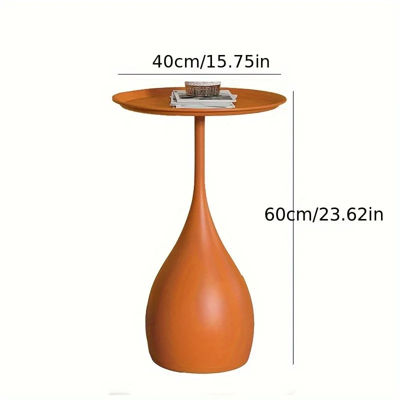 Mobile Round Side Table Light Luxury Design for Sofa and Bed-Furniture > Side Tables-casanuva-casanuva