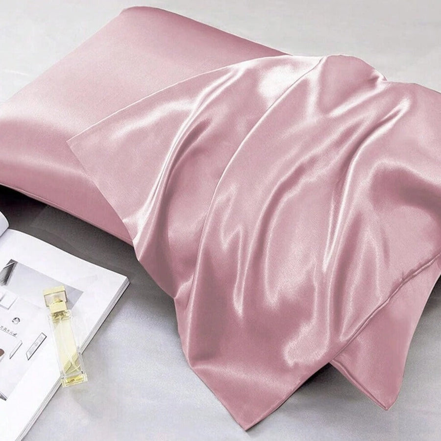 Mulberry Silk Pillowcase Skin Recovery Twin Pack-Bedding & Bath > Pillowcases-casanuva-Standard (20"x26")-Rose Pink-casanuva
