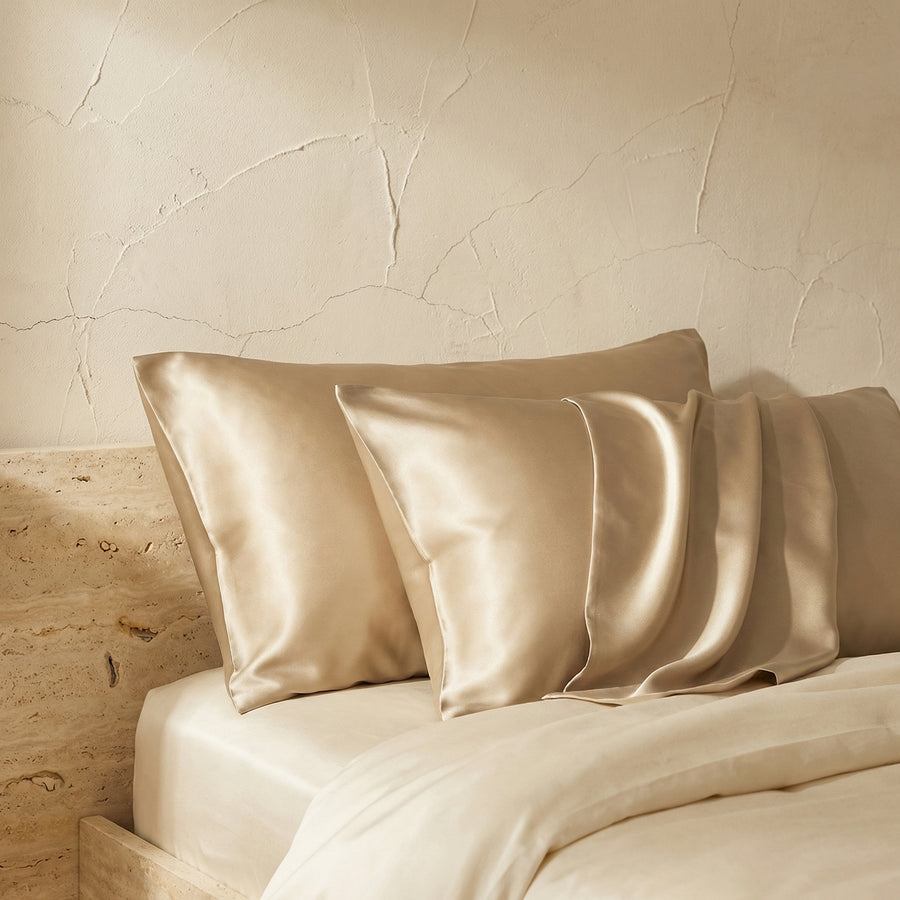 Mulberry Silk Pillowcase Skin Recovery Twin Pack-Bedding & Bath > Pillowcases-casanuva-casanuva