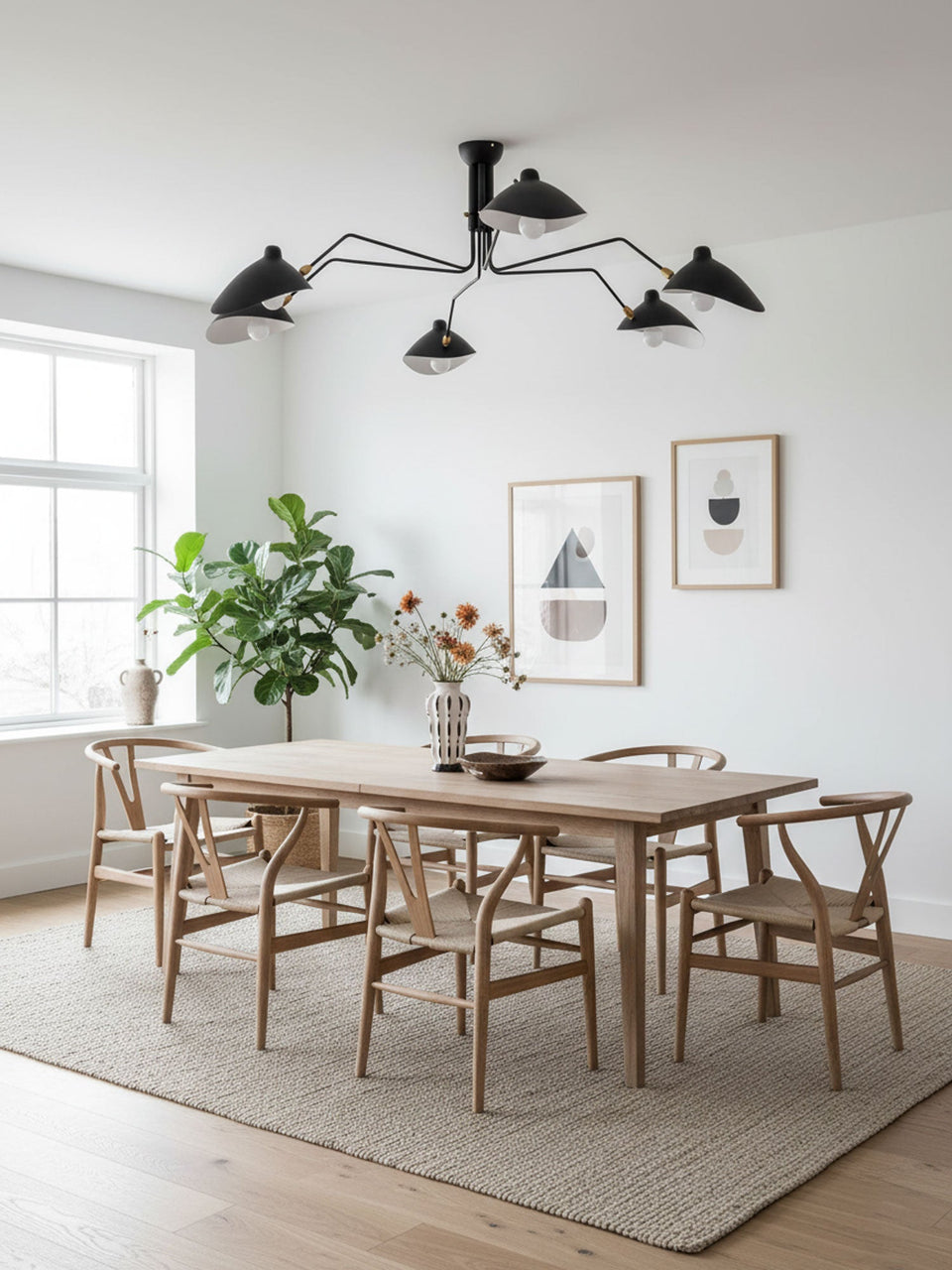 Multi-Arm Spider Ceiling Light Fixture-Lighting > Ceiling Lights-casanuva-casanuva