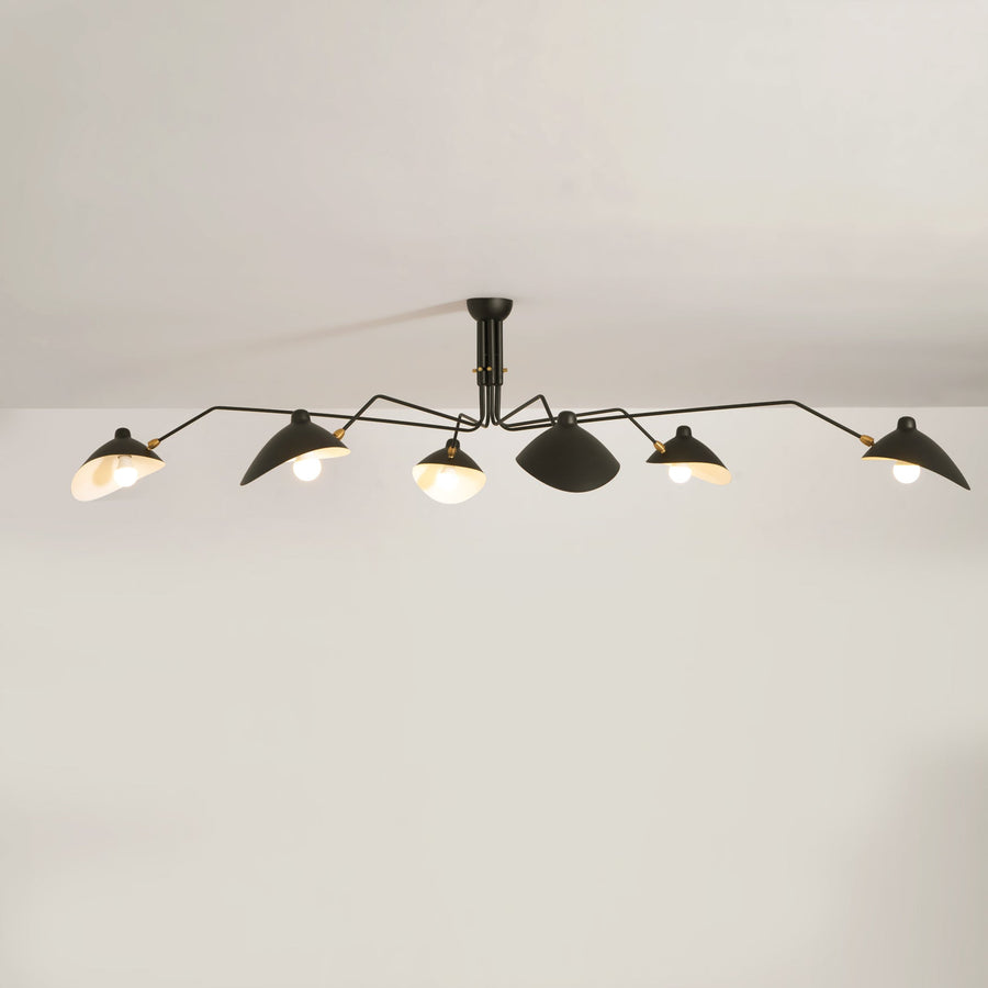 Multi-Arm Spider Ceiling Light Fixture-Lighting > Ceiling Lights-casanuva-casanuva