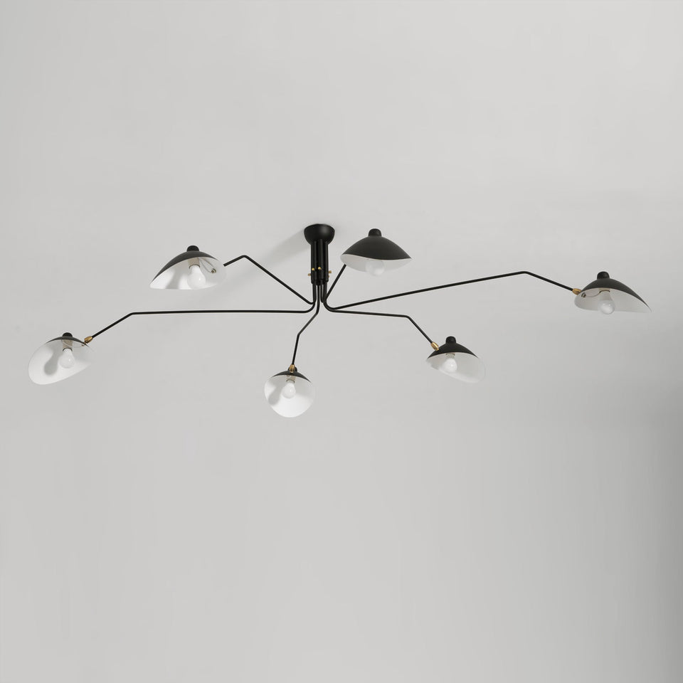Multi-Arm Spider Ceiling Light Fixture-Lighting > Ceiling Lights-casanuva-casanuva