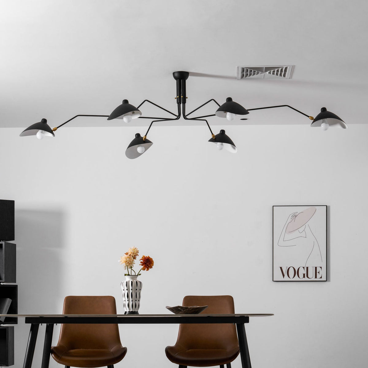 Multi-Arm Spider Ceiling Light Fixture-Lighting > Ceiling Lights-casanuva-casanuva