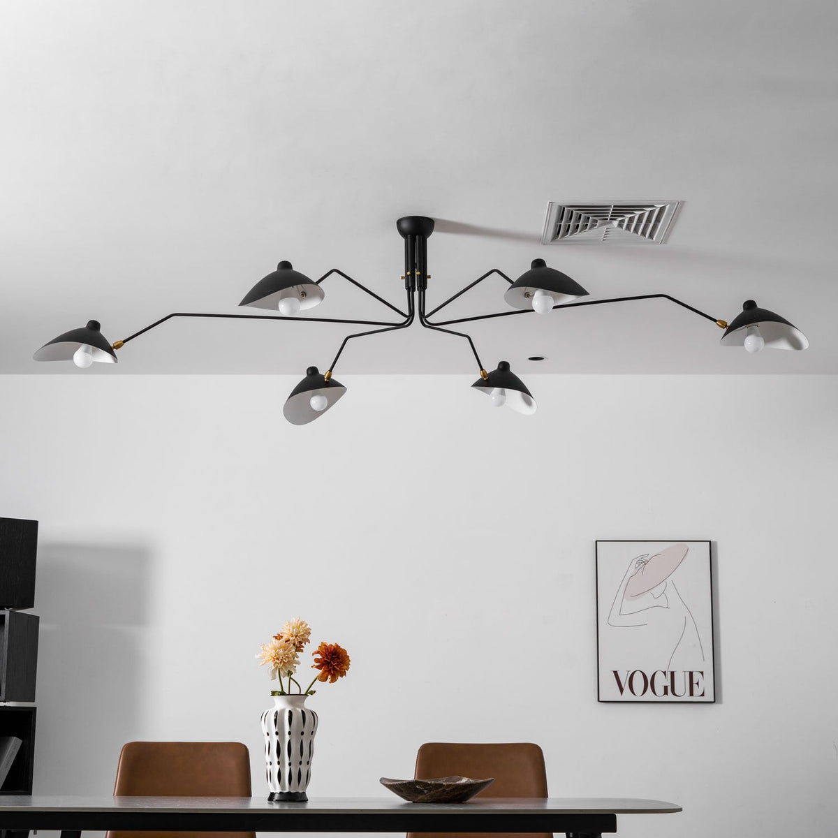 Multi-Arm Spider Ceiling Light Fixture-Lighting > Ceiling Lights-casanuva-casanuva