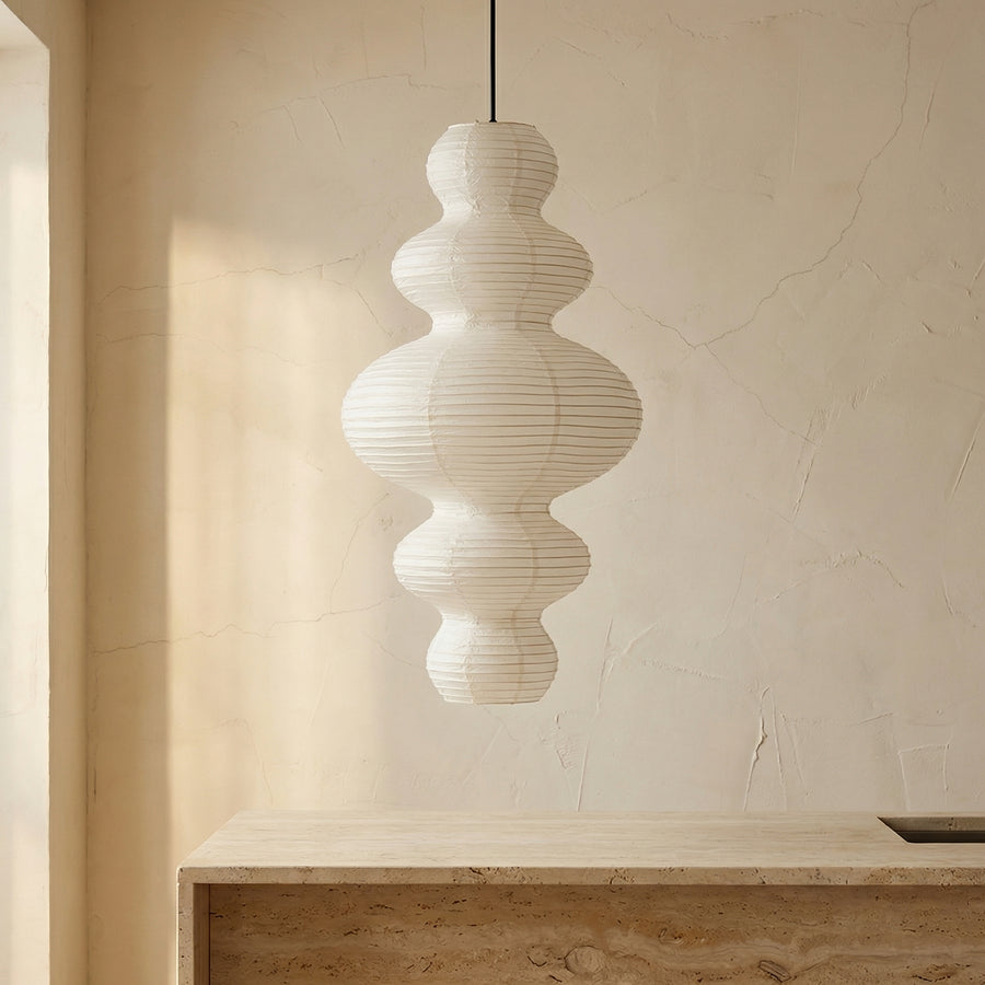 Multilayer Rice Paper Pendant Light-Lighting > Pendant Lights-casanuva-casanuva