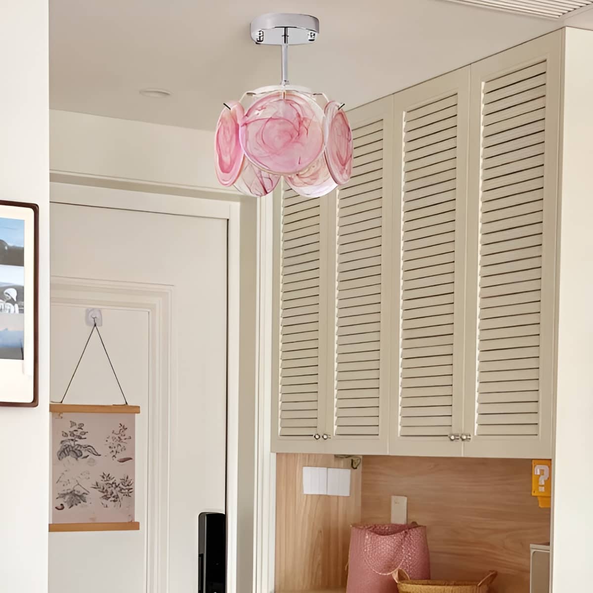 Murano Glass Art Nouveau Ceiling Light-Lighting > Chandeliers & Pendant Lights-casanuva-casanuva