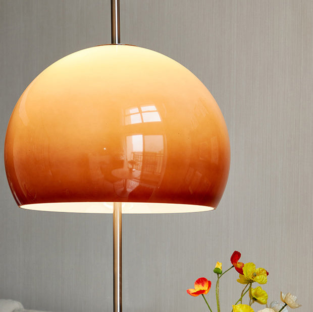 Mushroom Glass 2-Light Floor Lamp Contemporary Retro Design-Lighting > Floor Lamps-casanuva-casanuva