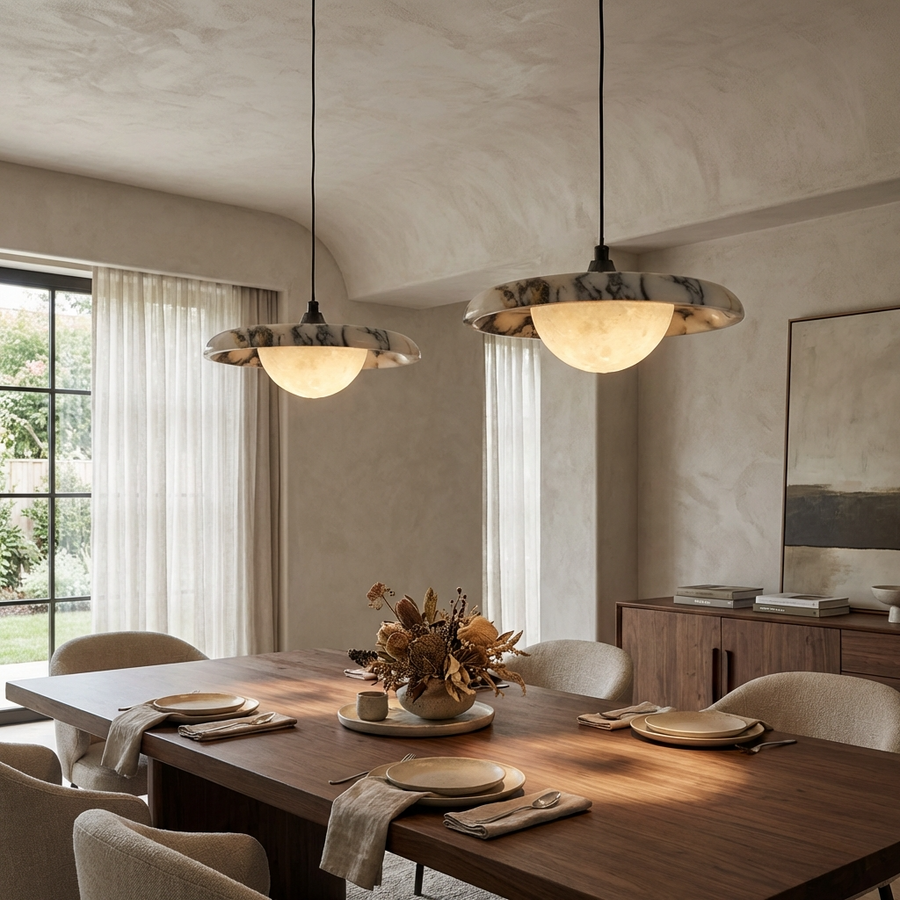 Natural Marble Pendant Light-Lighting > Chandeliers & Pendant Lights-casanuva-casanuva