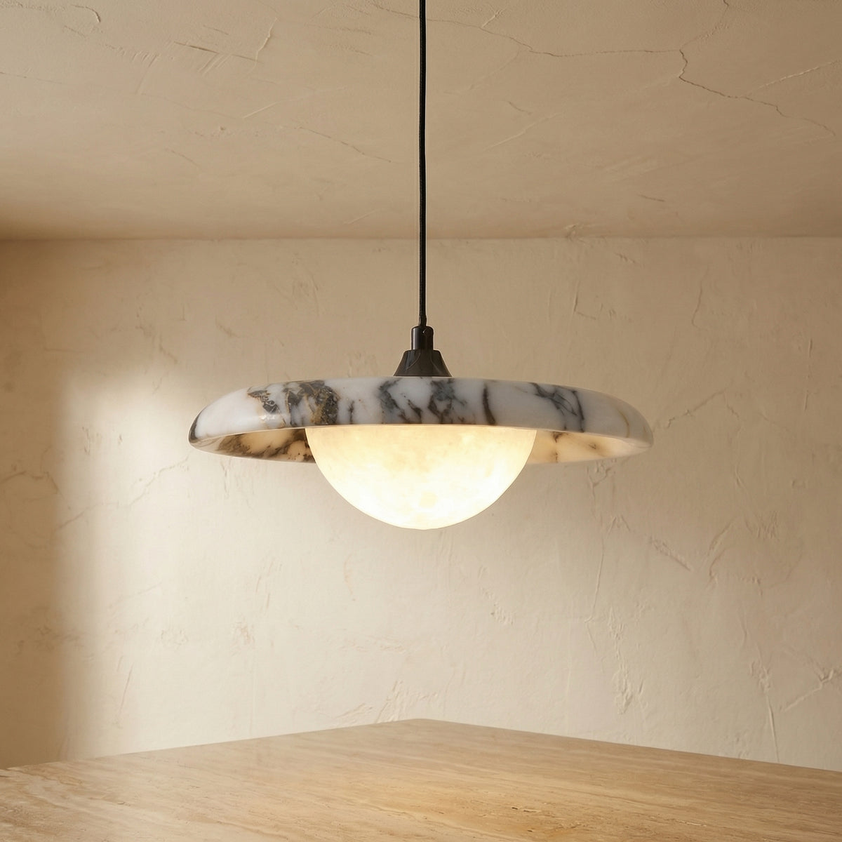 Natural Marble Pendant Light-Lighting > Chandeliers & Pendant Lights-casanuva-casanuva