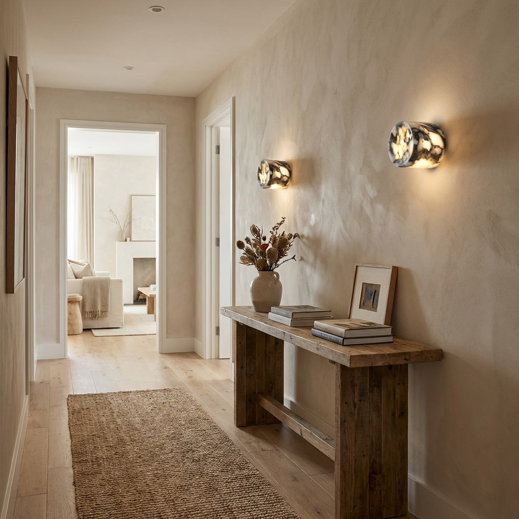 Natural Marble Wall Light-Lighting > Wall Lights-casanuva-casanuva