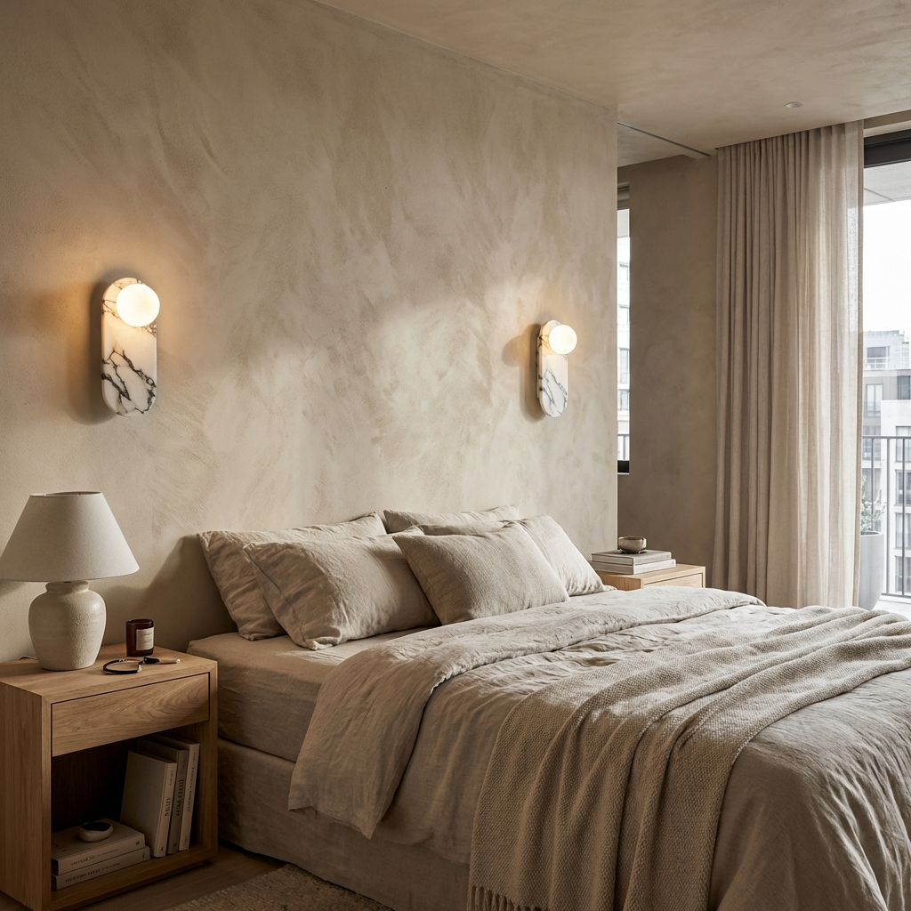 Natural Marble Wall Light Panel-Lighting > Wall Lights-casanuva-casanuva