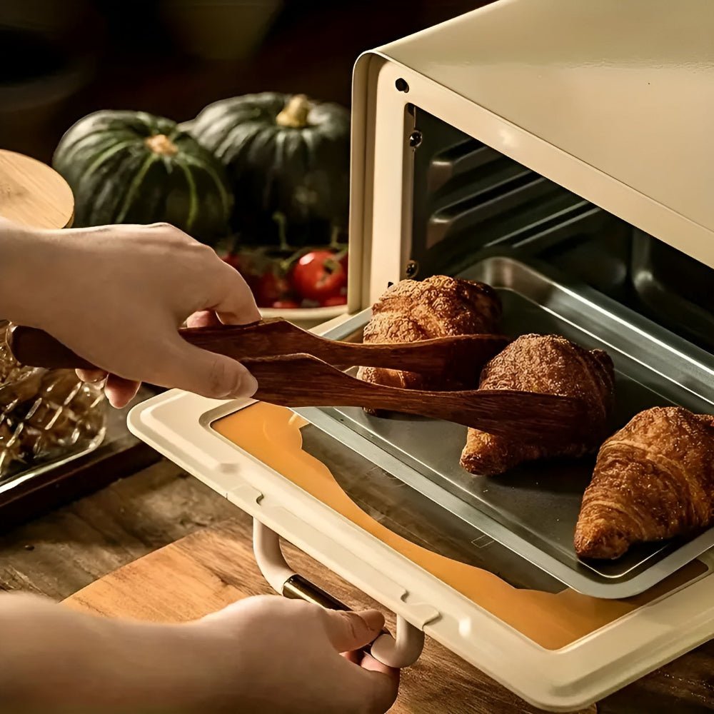 Natural Wood Heat Resistant Kitchen Tongs-Kitchen & Dining > Cooking Utensils-casanuva-casanuva