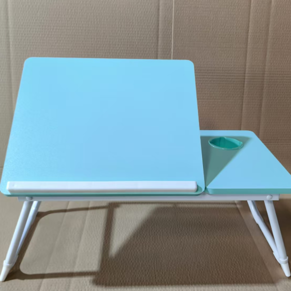 Nordic Carbon Steel MDF Rectangular Desk Foldable Angle Adjustable with 2-Tray Saucer-Furniture > Desks-casanuva-casanuva